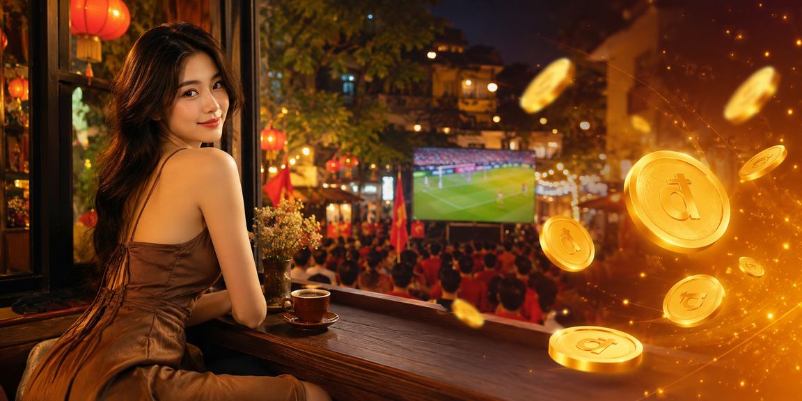 Người chơi tại Hà Nội truy cập ứng dụng lc888 với ly cà phê buổi sáng