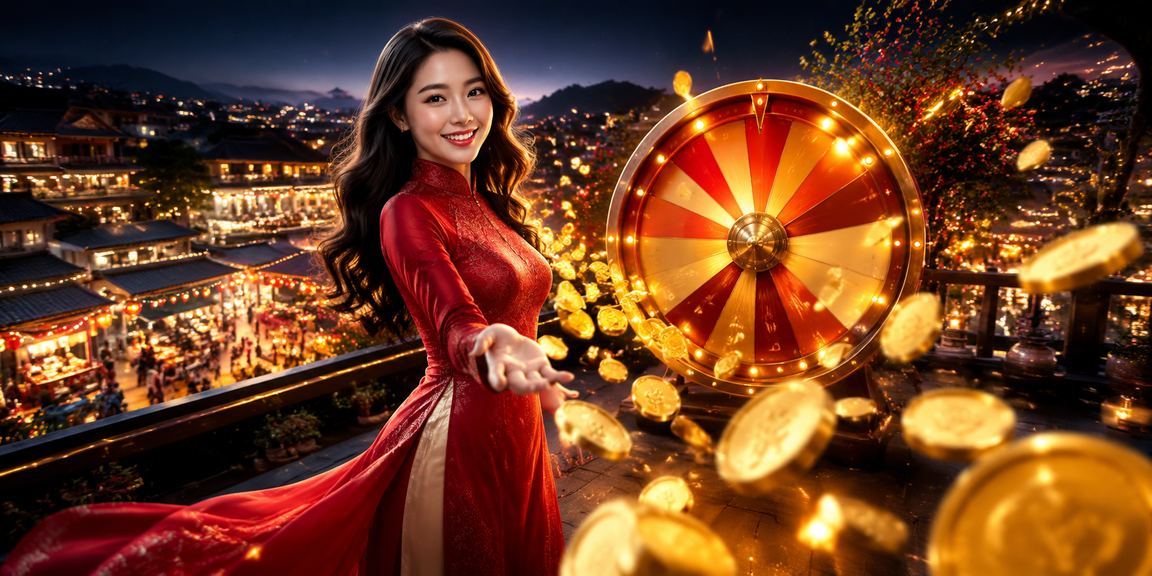 Người phụ nữ mặc áo dài tại Sapa chơi roulette trực tuyến trên điện thoại giữa thiên nhiên